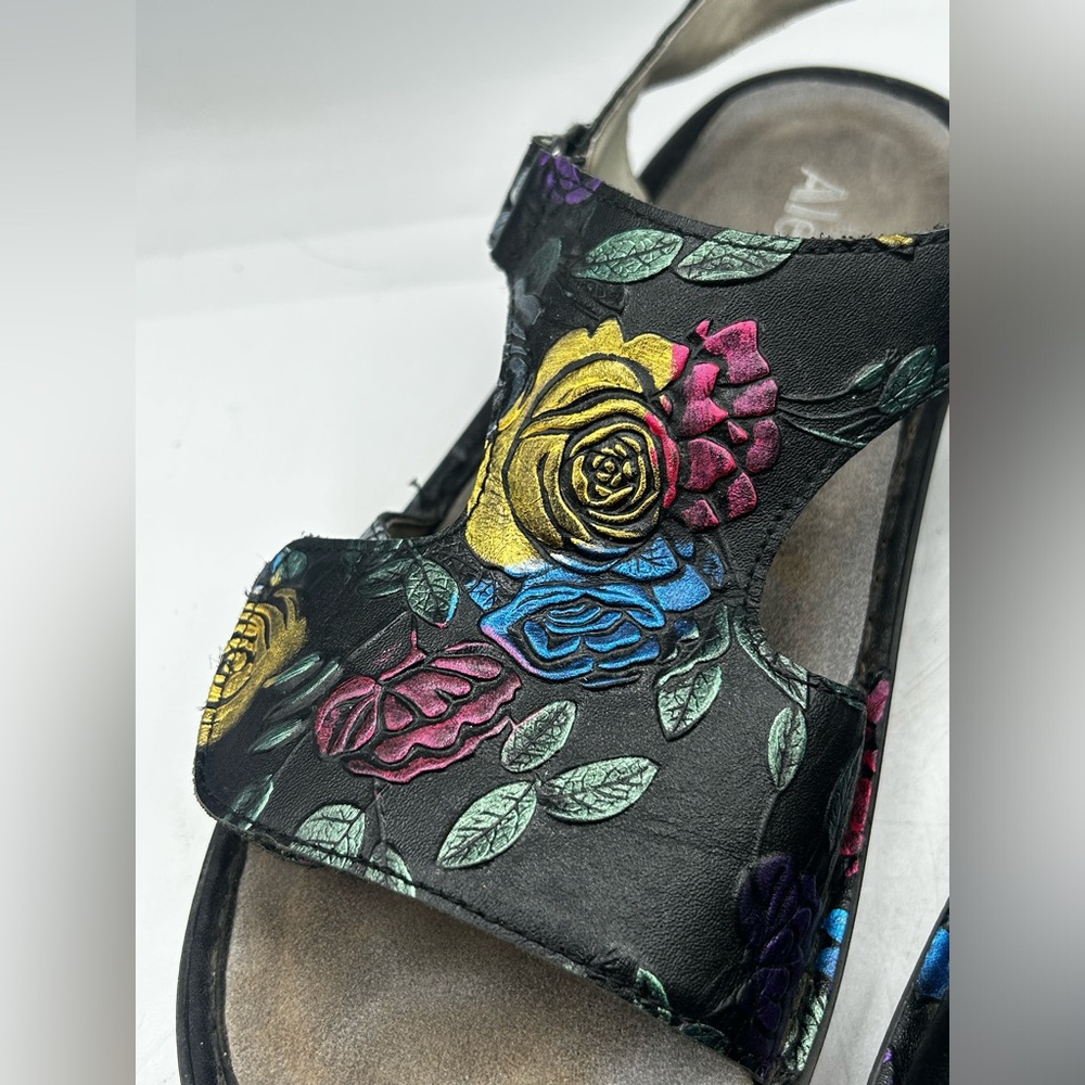 Alegria Belle Metallic Rose Shoes VIK-839 Size 41/10.5-11 - Picture 3 of 7